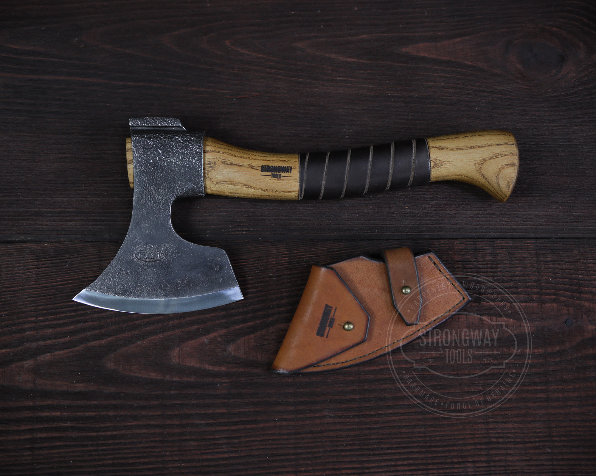 Small Finnish Carving Axe with octagonal handle