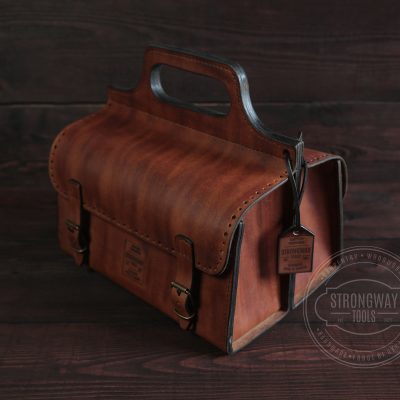 Universal leather Briefcase in brown color STRONGWAY TOOLS, L.L.C. 2