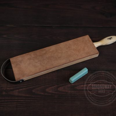 Leather strop for sharpening STRONGWAY TOOLS, L.L.C.