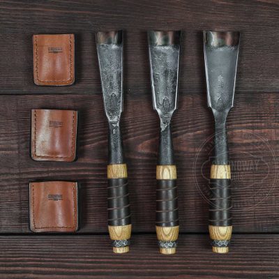 Set Timber Framing Rounded Chisels STRONGWAY TOOLS, L.L.C.