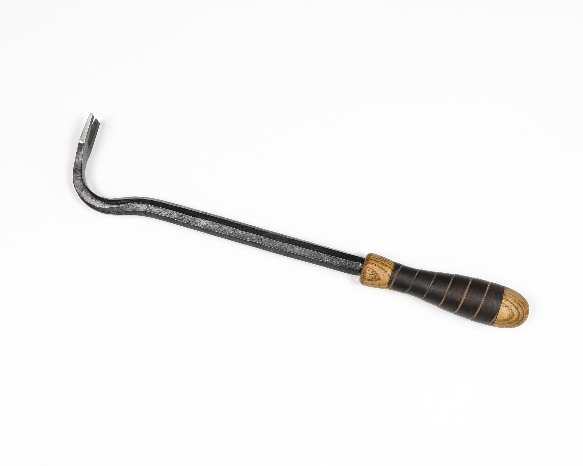 Small hammer with nail puller with loop case