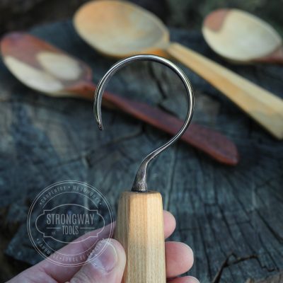 Spoon Carving Hook Knife with octagonal handle STRONGWAY TOOLS, L.L.C. 2
