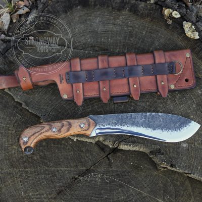 Bushcraft Knife 2 with MOLLE System on Sheath STRONGWAY TOOLS, L.L.C.