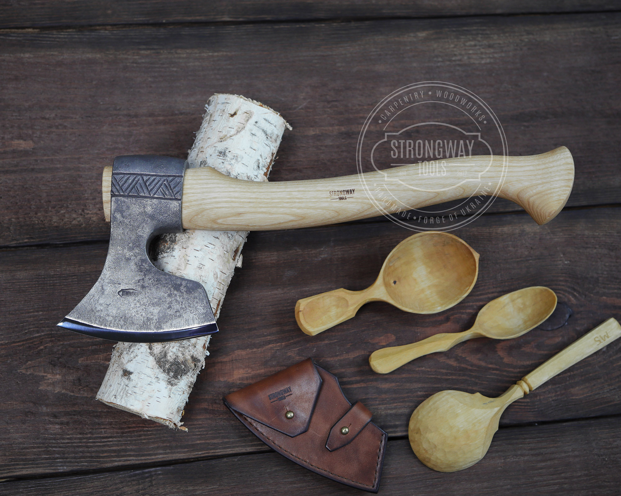 Carving Axe, Spoon and Bowl Carving Axe, hand forged axe