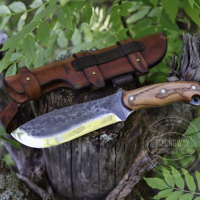 Bushcraft Knife 3 with MOLLE System on Sheath STRONGWAY TOOLS, L.L.C.