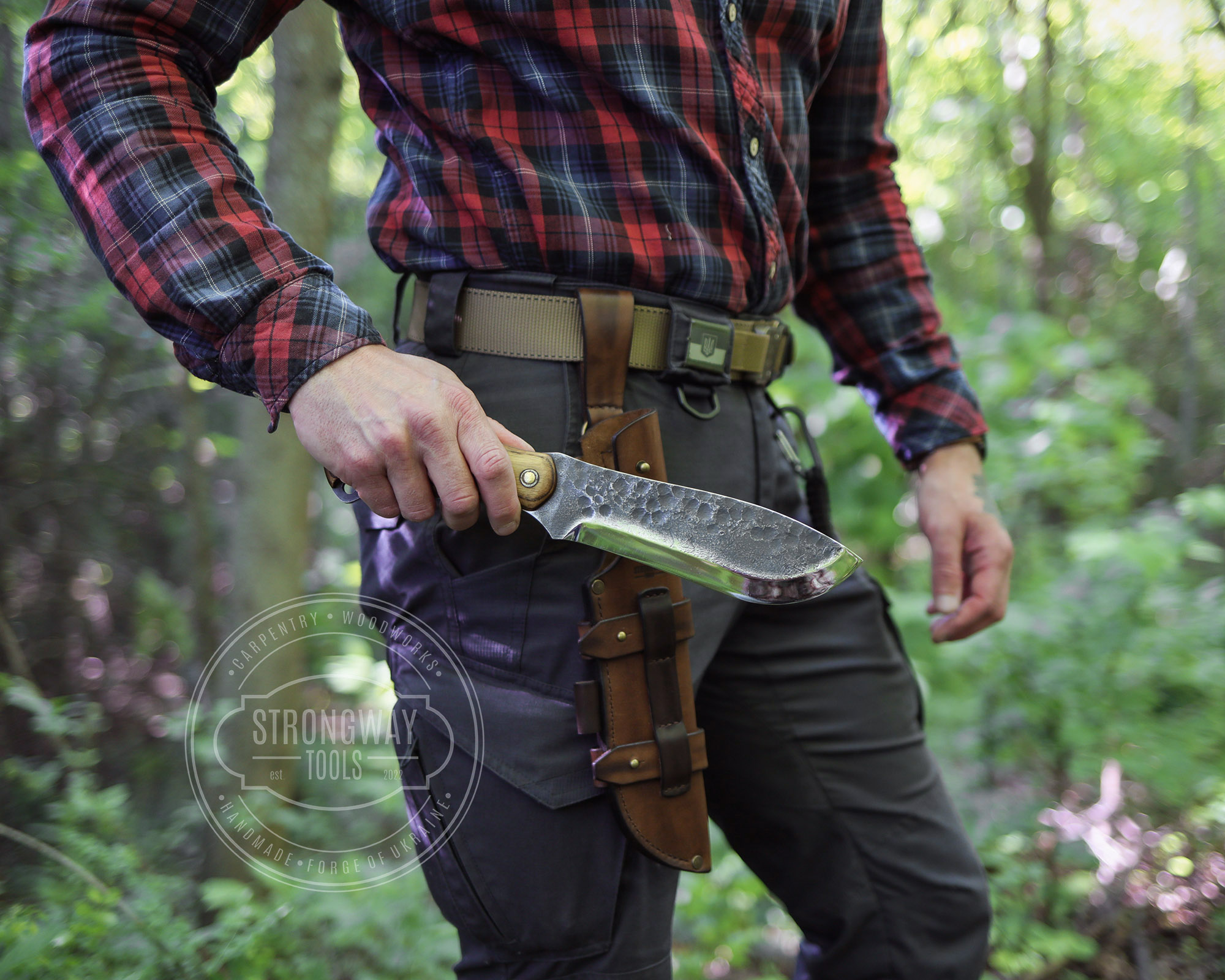 Bushcraft Knife 3 with MOLLE System on Sheath > STRONGWAY TOOLS, L.L.C.