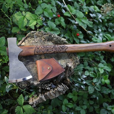 Tomahawk AXE with ornament STRONGWAY TOOLS, L.L.C.