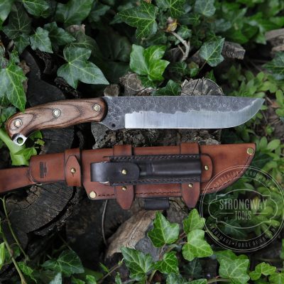 Bushcraft Knife 4 with MOLLE System on Sheath STRONGWAY TOOLS, L.L.C.