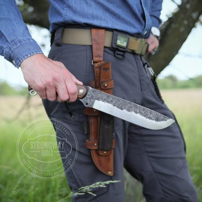Bushcraft Knife 4 with MOLLE System on Sheath STRONGWAY TOOLS, L.L.C. 2