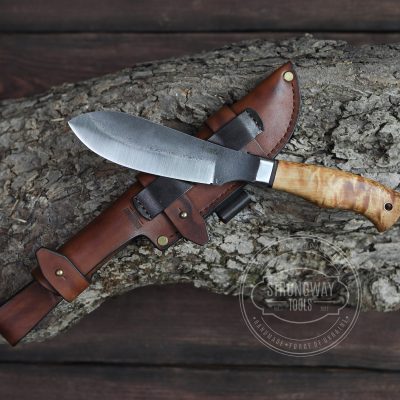 Bushcraft Knife 6 with MOLLE System on Sheath STRONGWAY TOOLS, L.L.C.