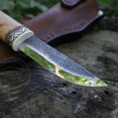 Knife with  stabilized Karelian birch Handle 2 STRONGWAY TOOLS, L.L.C. 2