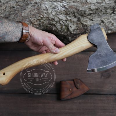 Large Forged axe with hammer STRONGWAY TOOLS, L.L.C.