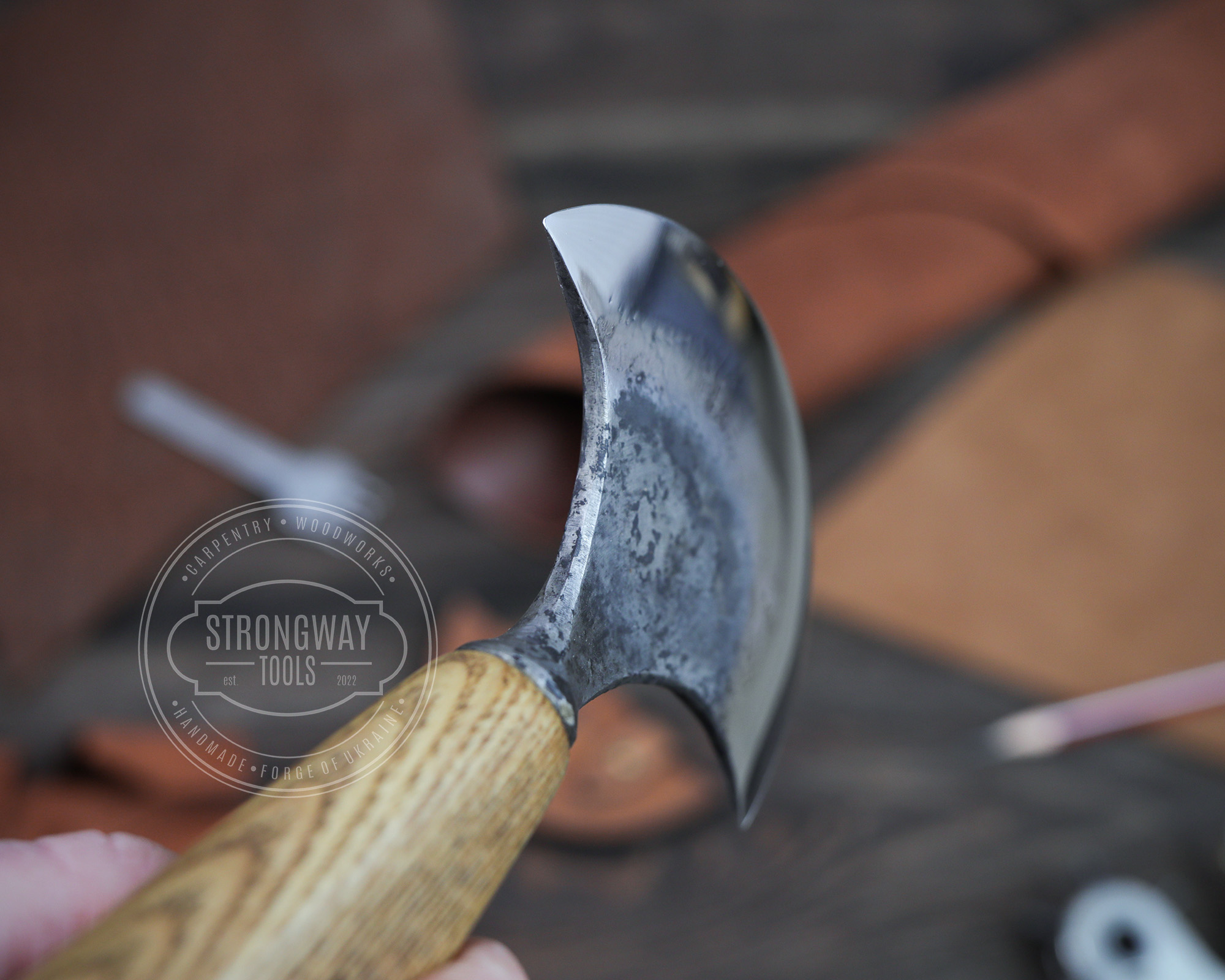 Andersen leather : Round knife sharpening jig version 2