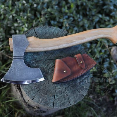 Damascus carving axe STRONGWAY TOOLS, L.L.C.