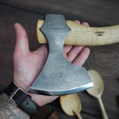Hand Forged Carving Axe with Steel Pin Handle STRONGWAY TOOLS, L.L.C. 2