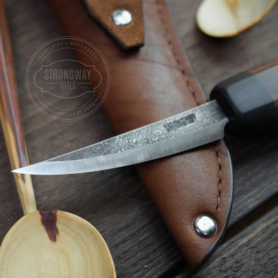 Wood Carving knife with thermo ash wood handle STRONGWAY TOOLS, L.L.C. 2