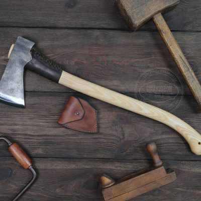 Hand Forged Carpenter Axe with long blade STRONGWAY TOOLS, L.L.C.