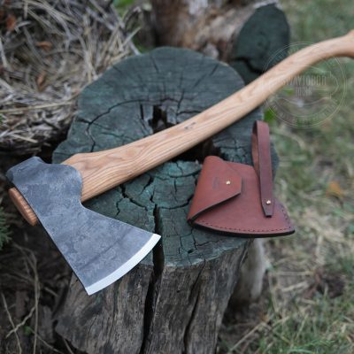 Hand made Large Forged axe from 52100 steel STRONGWAY TOOLS, L.L.C.