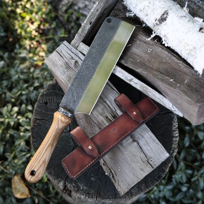 Compact Firewood Log Splitter Knife Hand Crafted