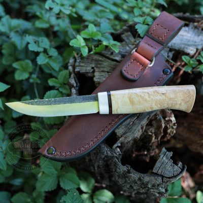 Hand Crafted Bushcraft Camping Knife – D2 Steel Blade
