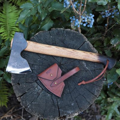 Hand Forged Small Camping Bushcraft Axe