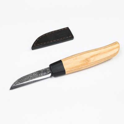 Handforged 52100 Steel Carving Knife with Leather Sheath